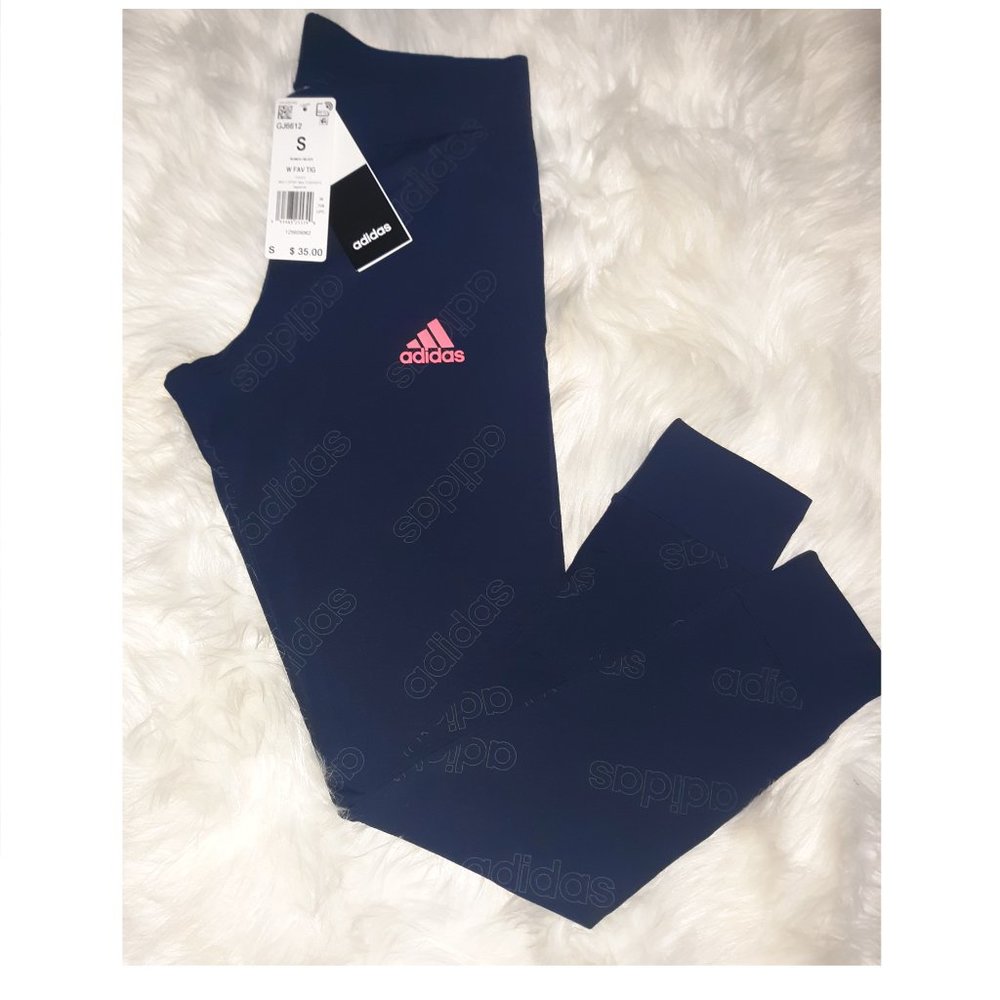*NWT* ADIDAS Navy Blue Logo Legging